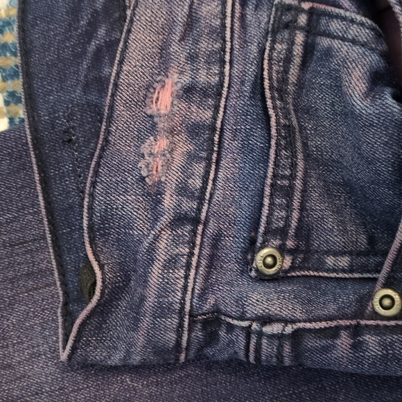 Kill City Purple Dyed Denim Jeans Indie Style - Picture 10 of 15